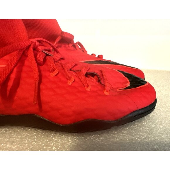 Nike Skin Hypervenom X Youth Turf Soccer Shoes Size 5Y Red / Black Excellent - Picture 5 of 15